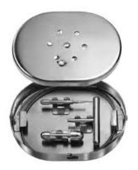 Nabatoff Vein Stripper, Complete Set In Stainless Steel Sterilizing Case, Includes: Traction Cable, Handle, Plastic Probe Tip, Metal Probe Tip, Olive Adaptors (6.0 Mm, 9.0 Mm & 12.0 Mm)